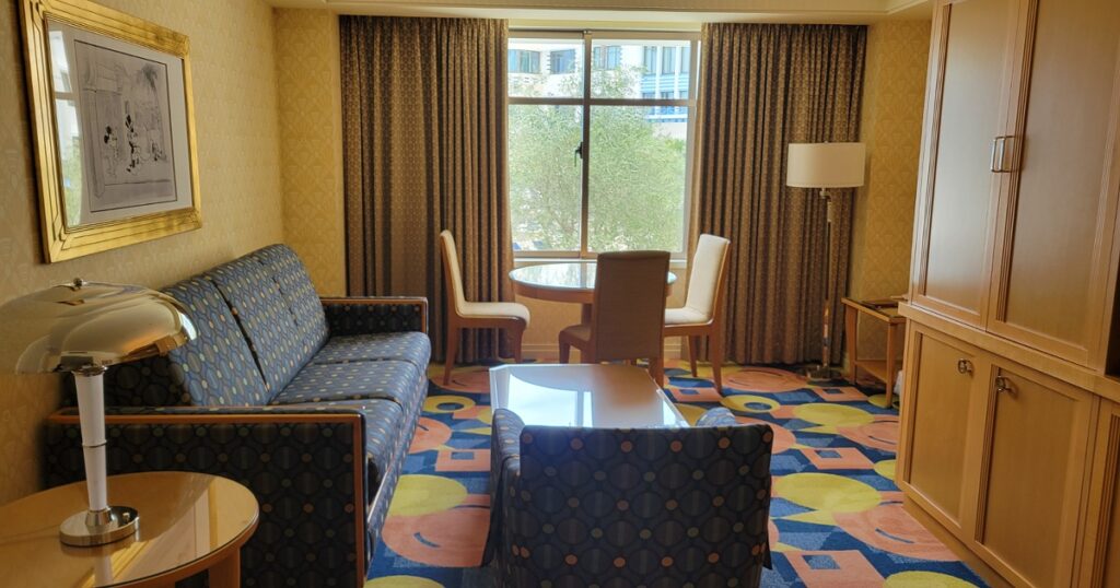 ディズニーアンバサダーホテルのパームガーデンビュールームのお部屋